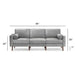 Modern Lé Luxe Nomad Velvet Sofa-Freedom Room