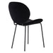 Modern Lé Luxe Ormer Dining Chair - Black Velvet (Set of 2)-Freedom Room