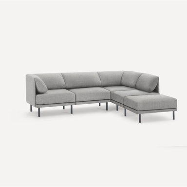 Modern Lé Luxe Range 4-Piece One Arm Sectional Sofa-Freedom Room