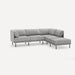 Modern Lé Luxe Range 4-Piece One Arm Sectional Sofa-Freedom Room