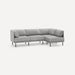 Modern Lé Luxe Range 4-Piece One Arm Sectional Sofa-Freedom Room