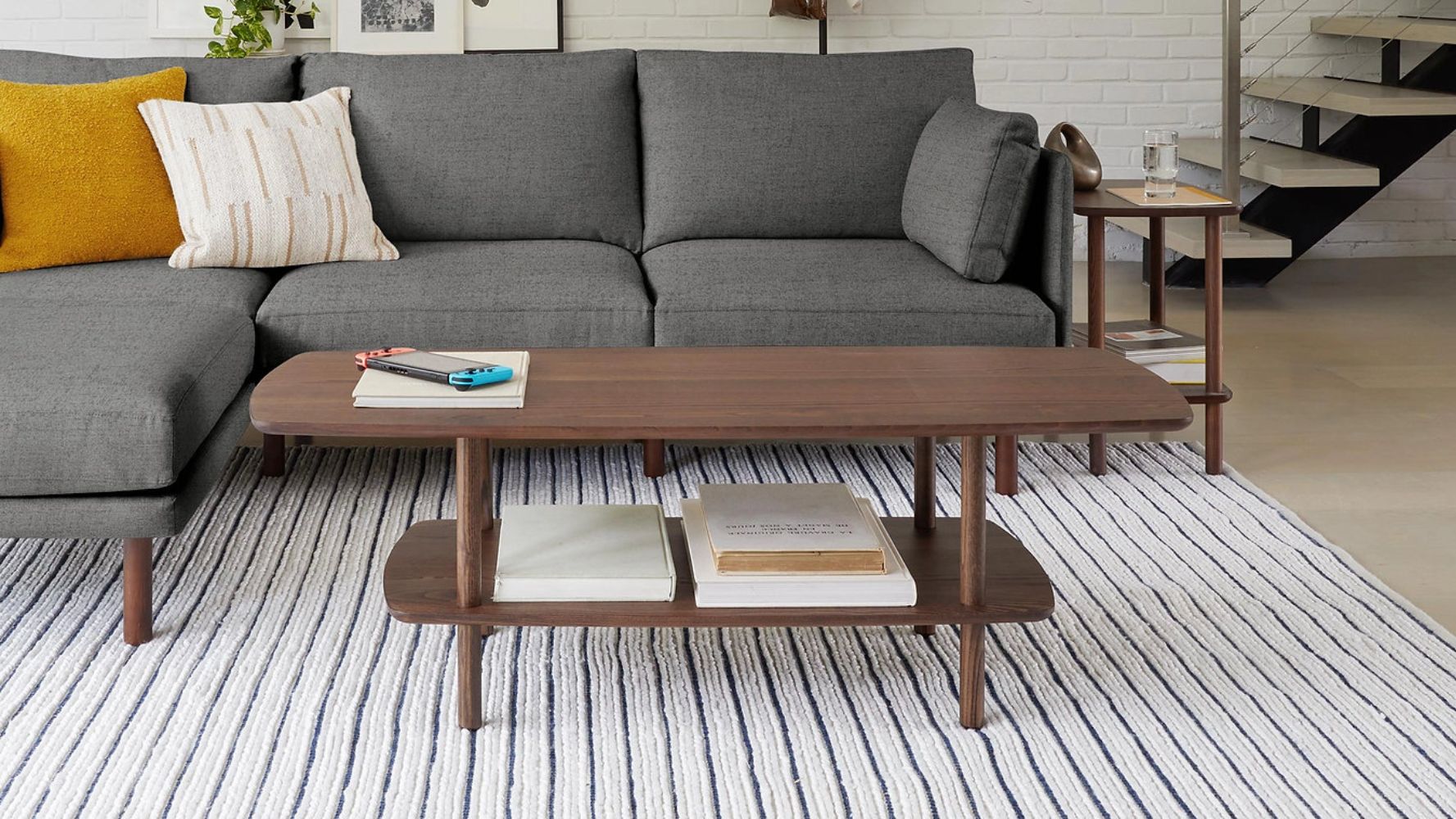 Modern Lé Luxe Serif Coffee Table-Freedom Room