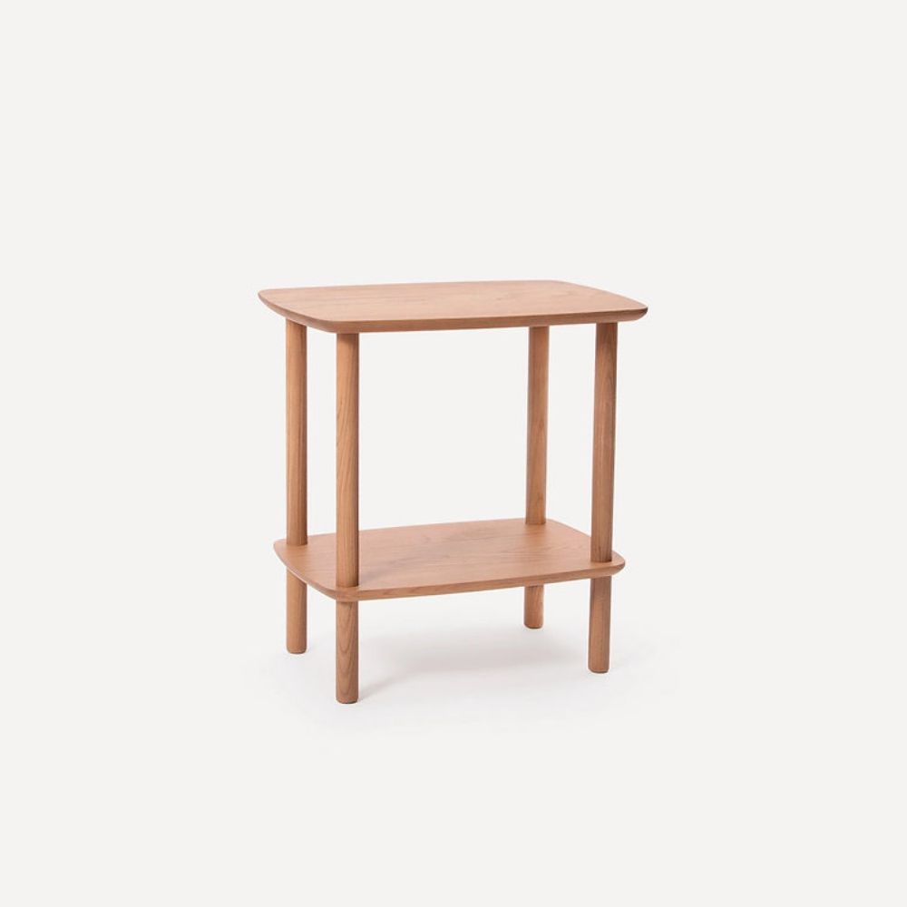 Modern Lé Luxe Serif Side Table-Freedom Room