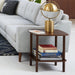 Modern Lé Luxe Serif Side Table-Freedom Room