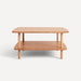 Modern Lé Luxe Serif Square Coffee Table-Freedom Room