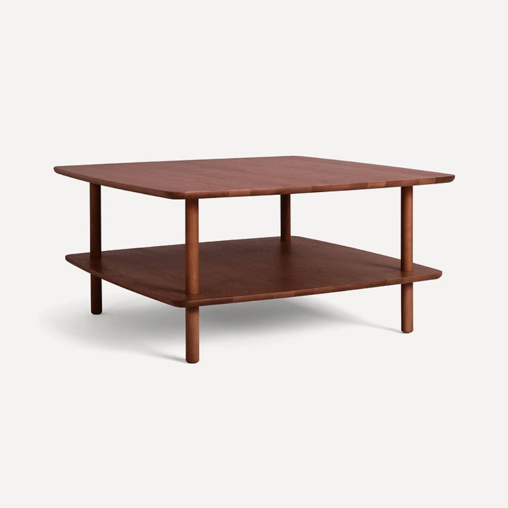 Modern Lé Luxe Serif Square Coffee Table-Freedom Room