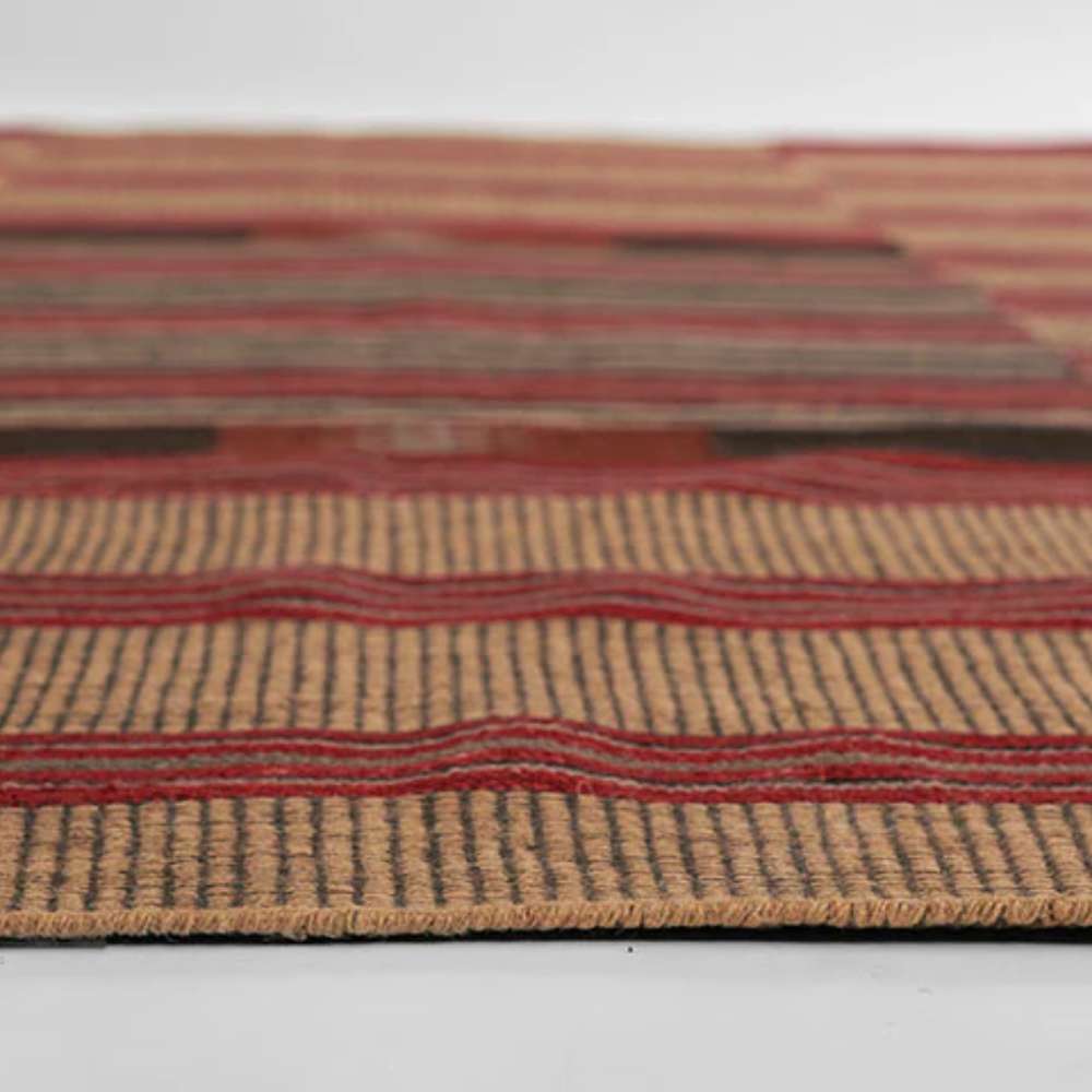 Momeni Adobe Indoor Rug - ADO-1 Red lies flat