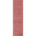 Momeni Afshar Indoor Rug - AFS-5 Multi runner showcases long, narrow dimensions with symmetrical geometric rows