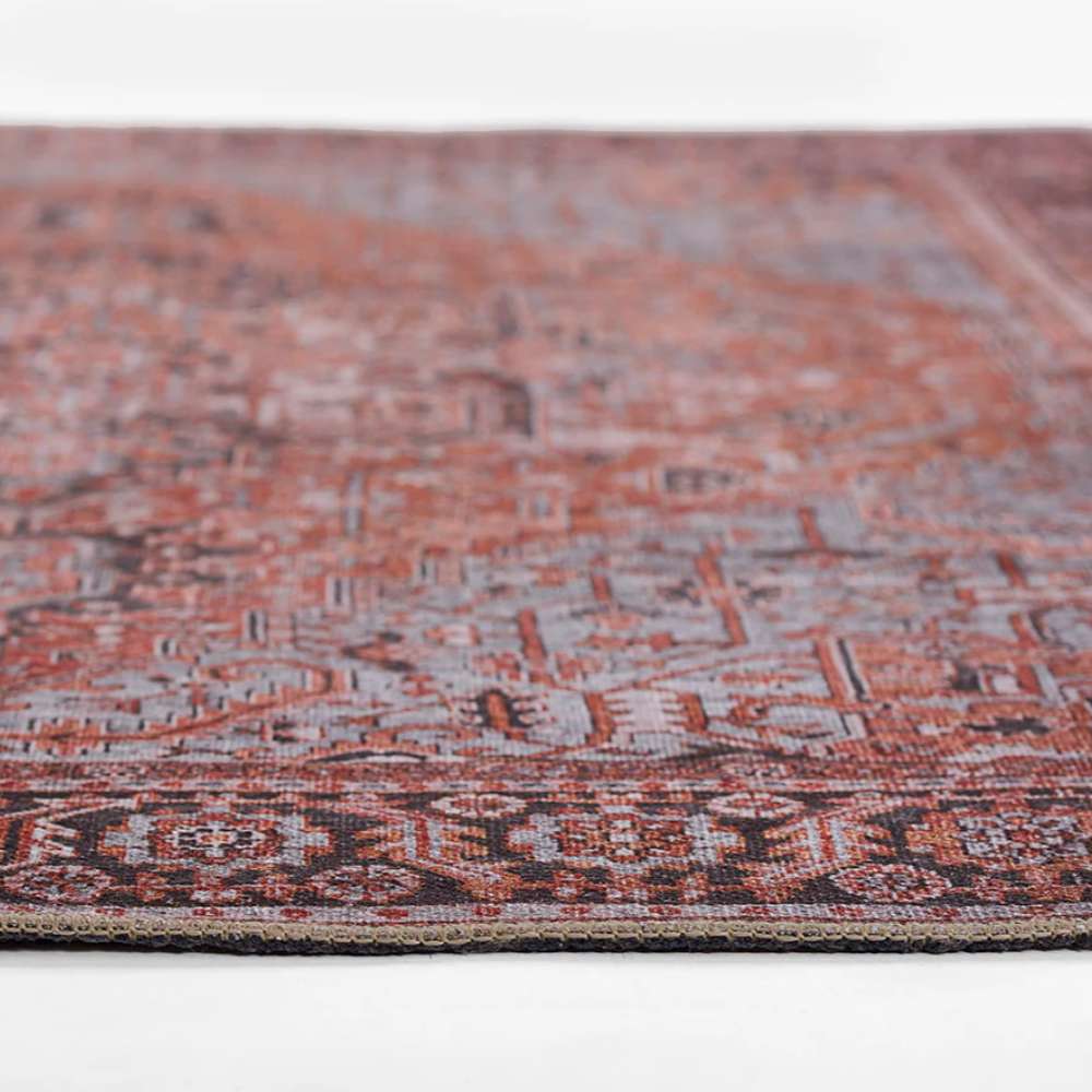 Momeni Afshar Indoor Rug - AFS36 Copper is shown from the side