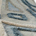 Momeni Allegro Indoor Rug - ALL-1 Blue features raised tufting that enhances its geometric shapes