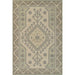 Momeni Anatolia Indoor Rug - ANA-11 Sage features a classic geometric medallion design in soft sage and beige tones