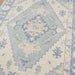 Momeni Anatolia Indoor Rug - ANA-1 Blue features a soft geometric medallion design in blue and beige tones