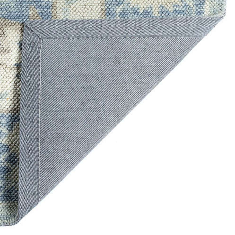 Momeni Anatolia Indoor Rug - ANA-1 Blue has a sturdy fabric backing
