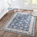 Momeni Anatolia Indoor Rug - ANA-8 Navy adds a classic touch to a bright living room with its bold navy floral design