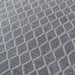 Momeni Andes Indoor Rug - AND-7 Charcoal features a textured diamond pattern in soft gray tones