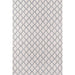 Momeni Andes Indoor Rug - AND-7 Natural features a soft cream base with a gray diamond lattice pattern