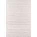 Momeni Andes Indoor Rug - AND-9 Ivory in full view highlights its minimalist ivory design and subtle woven stripes