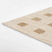 Momeni Archer Indoor Rug - ARC-1 Beige features a flat profile with neatly spaced geometric squares