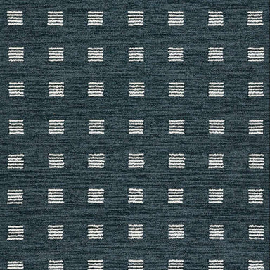 Momeni Archer Indoor Rug - ARC-1 Blue displays a full view of its repeating square pattern in a clean, modern layout