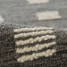 Momeni Archer Indoor Rug - ARC-1 Charcoal highlights its raised white tufted squares