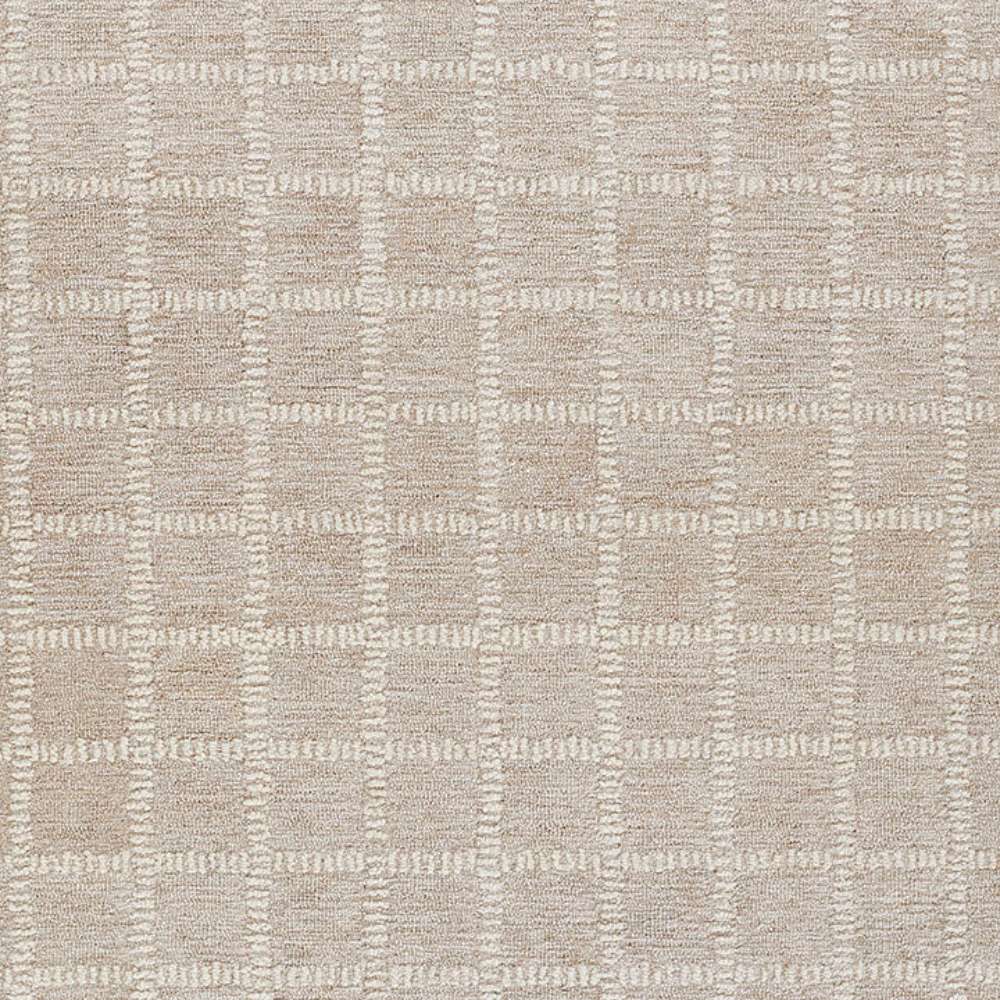 Momeni Archer Indoor Rug - ARC-3 Beige highlights its checkered design in cream and beige tones for timeless appeal.