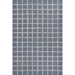 Momeni Archer Indoor Rug - ARC-3 Blue is shown in full, highlighting its balanced grid pattern and cool blue tones