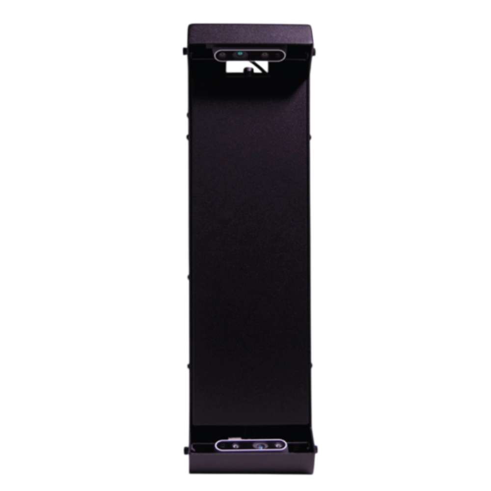 TruGolf MultiSport Arcade Sports Software & Camera includes a tall black mounting unit for securely holding the camera