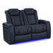 Moonlight Blue Valencia Tuscany Luxury Edition Home Theater Seating Row of 2 Loveseat Width 61.5 Height 43.5 Depth 40