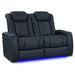 Moonlight Blue Valencia Tuscany XL Luxury Edition Home Theater Seating Row of 2 Loveseat Width 64.5 Height 46 Depth 39.5