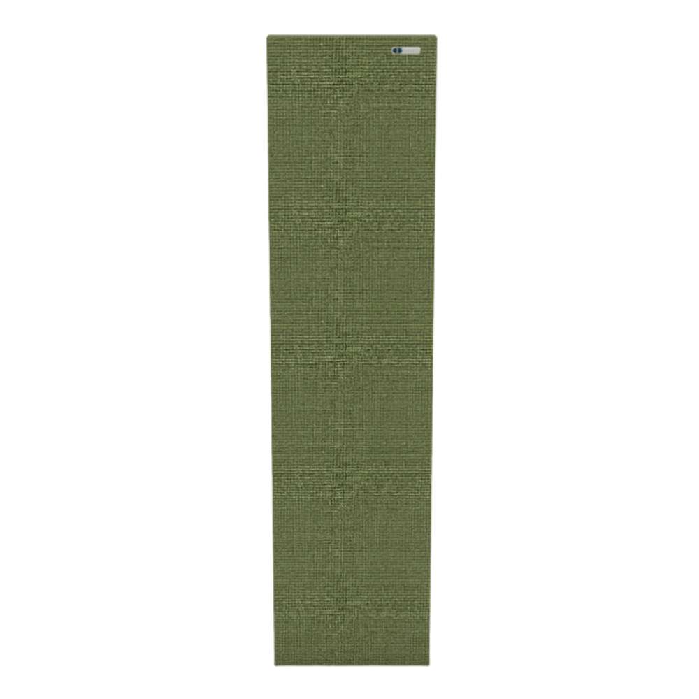 Narrow Fair Isle GIK Acoustics Classic Acoustic Panel in olive green fabric, shown as a vertical acoustic panel with a textured surface