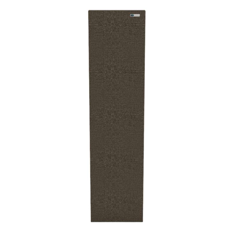 Narrow Lerwick GIK Acoustics Classic Acoustic Panel in dark brown fabric, designed as a narrow acoustic panel with a rich textured finish