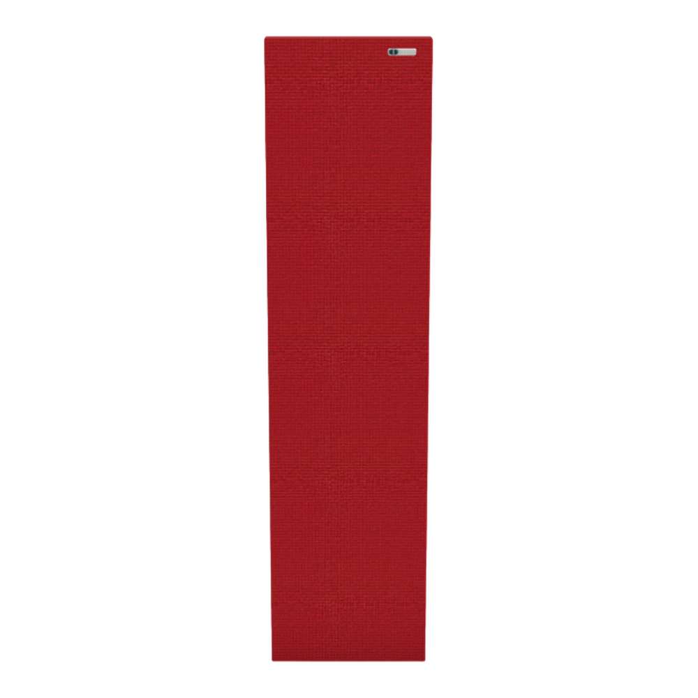 Narrow Pitlochry GIK Acoustics Classic Acoustic Panel in bright red fabric, shown as a slim sound-absorbing wall panel