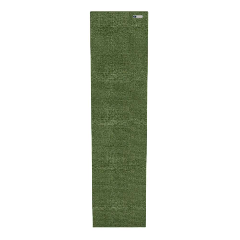 Narrow Staffa GIK Acoustics FlexRange Acoustic Panel in fresh green fabric built for acoustic treatment and echo reduction