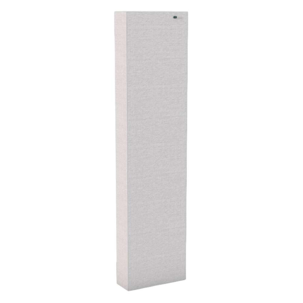 Narrow White GIK Acoustics Classic Bass Trap in white fabric finish for simple sound control and acoustic treatment