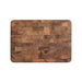 New Orleans Saints Crate & Barrel NFL Rectangular End Grain Cutting Board with a rich end-grain wood surface and engraved fleur-de-lis logo above the Saints name