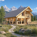 Olivia 90 Cabin Kit configured as a spacious professional home office in a sunny Jackson Hole meadow beneath Wyoming’s Teton Range.