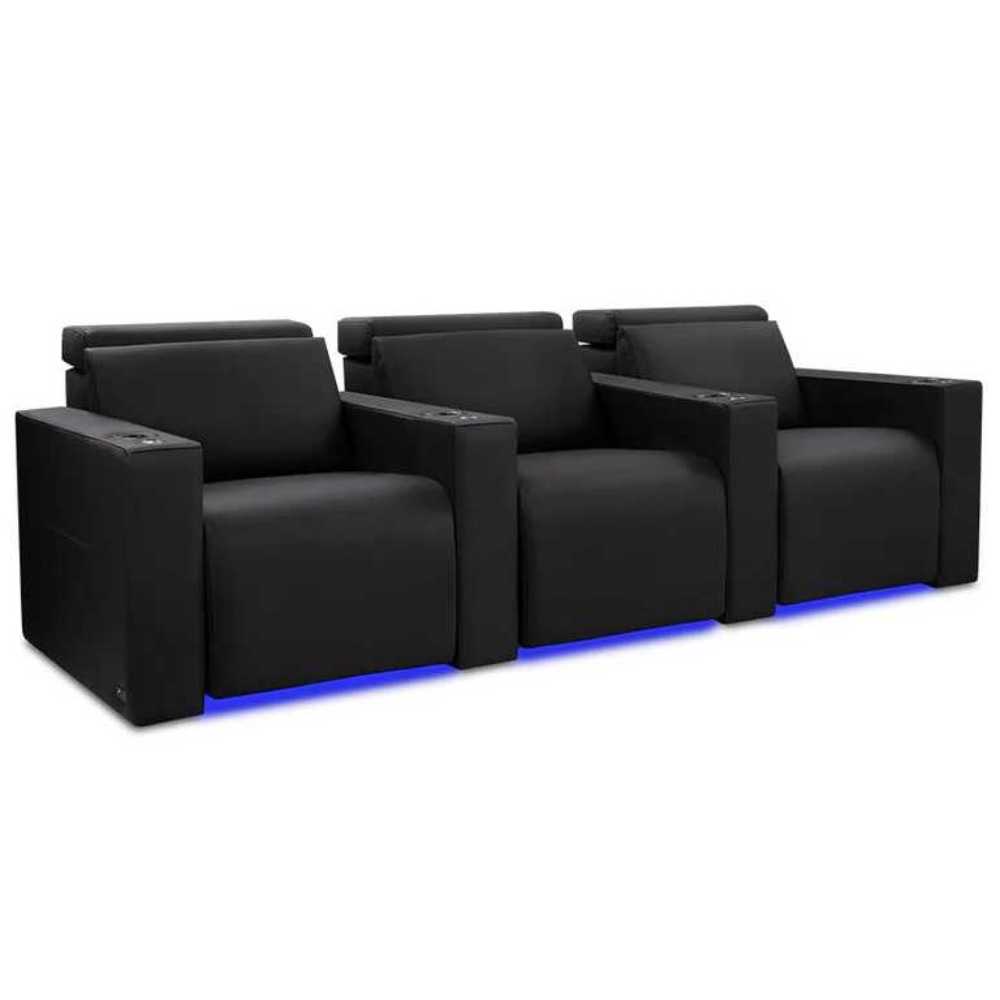 Onyx Valencia Barcelona Ultimate Edition Home Theater Seating Row of 3 Width 100 Height 35.5 Depth 41