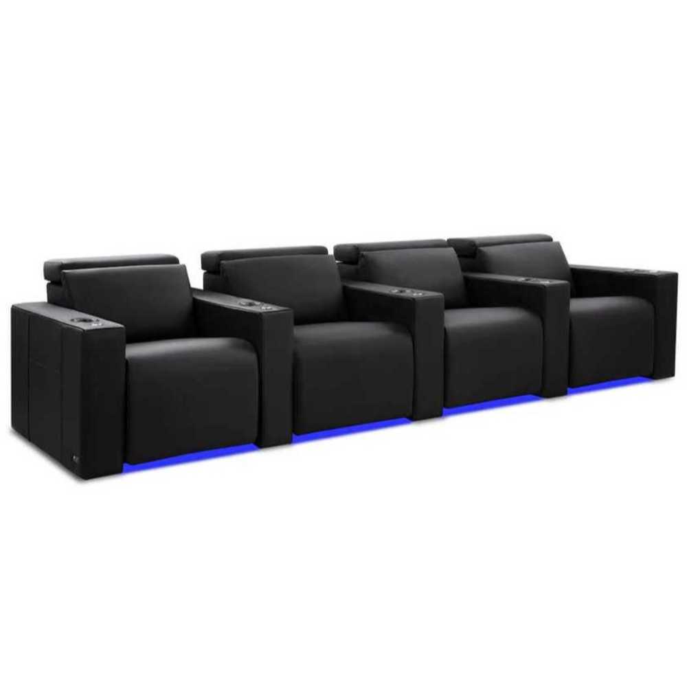 Onyx Valencia Barcelona Ultimate Edition Home Theater Seating Row of 4 Width 131 Height 35.5 Depth 41