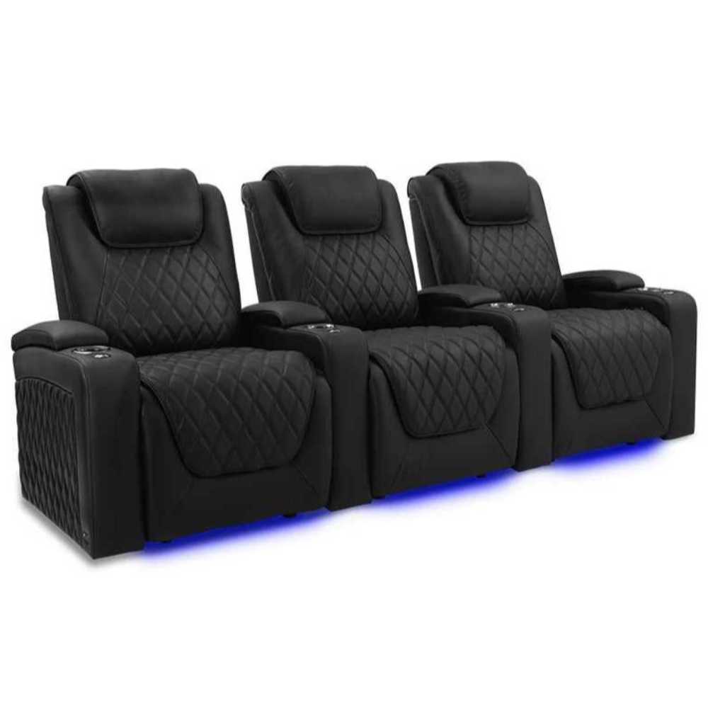 Onyx Valencia Oslo Luxury Edition Home Theater Seating Row of 3 Width 99.75’ Height 44.5 Depth 39