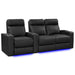 Onyx Valencia Piacenza Luxury Edition Home Theater Seating Row of 3 Loveseat Right Width 93 Height 42 Depth 38.75