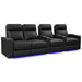 Onyx Valencia Piacenza Luxury Edition Home Theater Seating Row of 4 Loveseat Left Width 124 Height 42 Depth 38.75