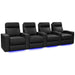 Onyx Valencia Piacenza Luxury Edition Home Theater Seating Row of 4 Width 131 Height 42 Depth 38.75