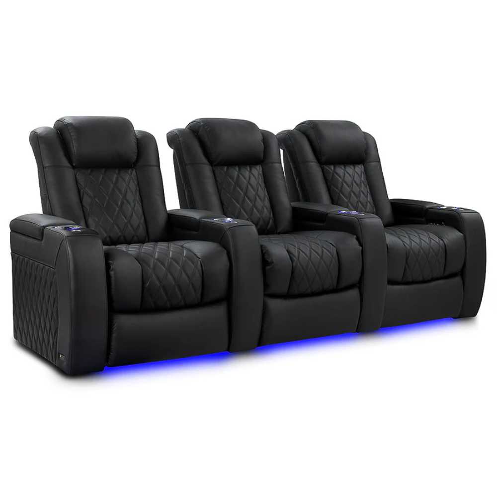 Onyx Valencia Tuscany Luxury Edition Home Theater Seating Row of 3 Width 99’ Height 43.5 Depth 40