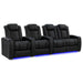 Onyx Valencia Tuscany Luxury Edition Home Theater Seating Row of 4 Loveseat Right Width 123 Height 43.5 Depth 40