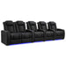 Onyx Valencia Tuscany Luxury Edition Home Theater Seating Row of 5 Loveseat Left Width 153.75 Height 43.5 Depth 40