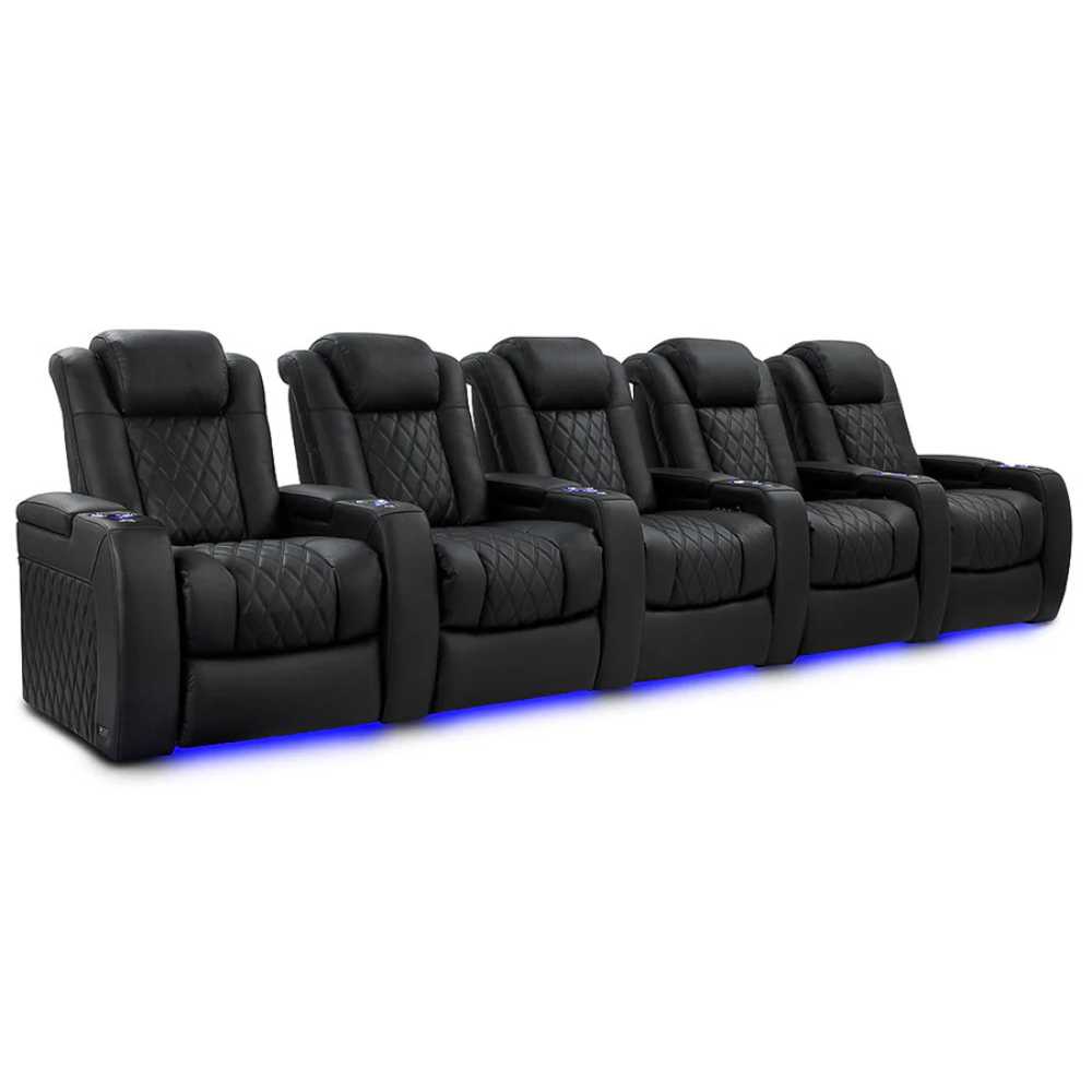 Onyx Valencia Tuscany Luxury Edition Home Theater Seating Row of 5 Width 160.5 Height 43.5 Depth 40