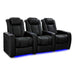 Onyx Valencia Tuscany Slim Ultimate Edition Home Theater Seating Row of 3 Width 90 Height 43.5 Depth 40