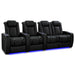 Onyx Valencia Tuscany Slim Ultimate Edition Home Theater Seating Row of 4 Loveseat Right Width 112 Height 43.5 Depth 40