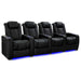 Onyx Valencia Tuscany Slim Ultimate Edition Home Theater Seating Row of 4 Width 118 Height 43.5 Depth 40