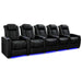 Onyx Valencia Tuscany Slim Ultimate Edition Home Theater Seating Row of 5 Width 146 Height 43.5 Depth 40